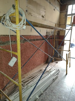 Andamio amarillo para obra 3mts