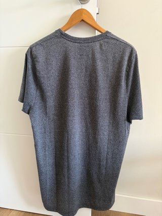 Camiseta hombre gris/negro manga corta Talla XL(L)