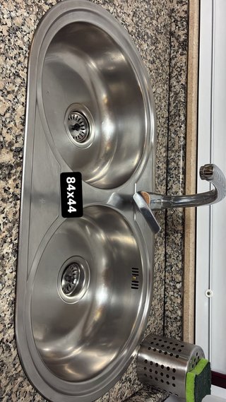Muebles de cocina madera y cristal