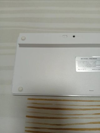 Teclado Sanda BKB800 Plata/Blanco
