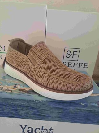 Scarpe uomo mocassino tela barca 40 a 45 prestige