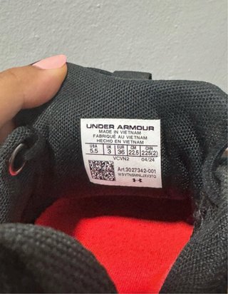 Zapatillas Under Armour CrossFit Negras