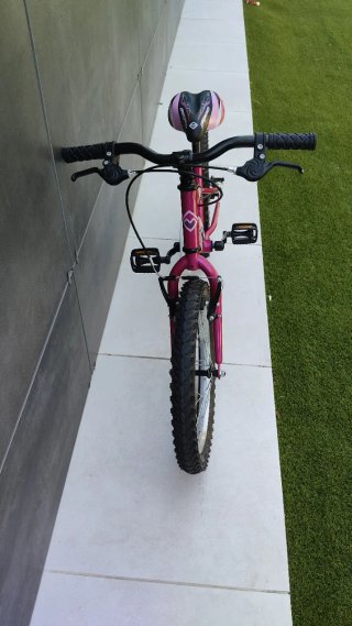 Bicicleta infantil rosa Megamo Kid 18