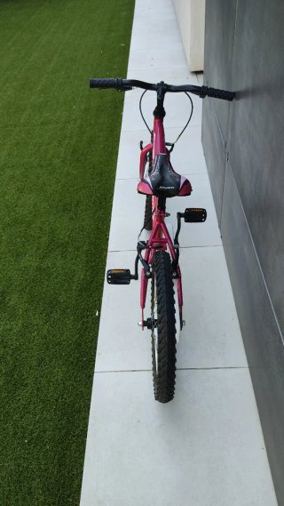 Bicicleta infantil rosa Megamo Kid 18