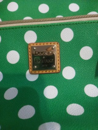 Cartera Dooney & Bourke Verde Lunares