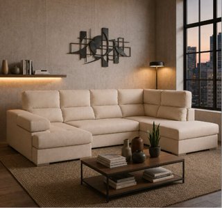 Sofá modular gris oscuro