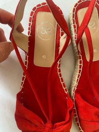 Alpargatas Sfera Rojas Talla 40