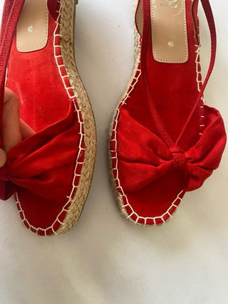 Alpargatas Sfera Rojas Talla 40