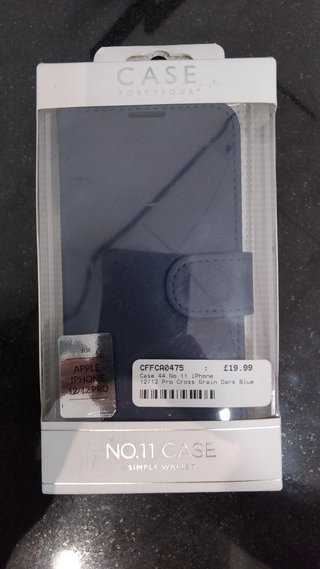 Funda iPhone 12/12 Pro Case Fortyfour Azul