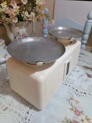 Báscula de cocina antigua francesa