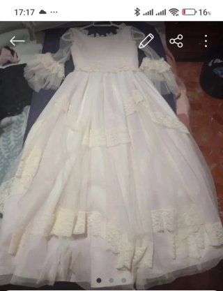 Vestido de comunión niña blanco