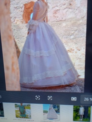 Vestido de comunión niña blanco