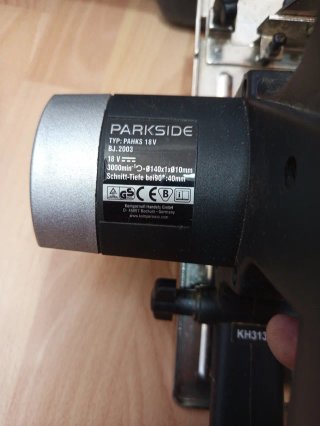 Sierra Circular Parkside + Batería y Cargador