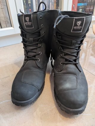 Botas de piel para moto Royal WP Talla 46