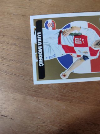 Luka Modric Extra Sticker Oro Panini