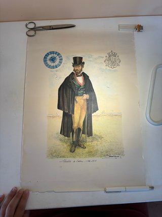 Lámina histórica Alcalde de barrio - 1811