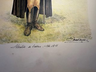 Lámina histórica Alcalde de barrio - 1811