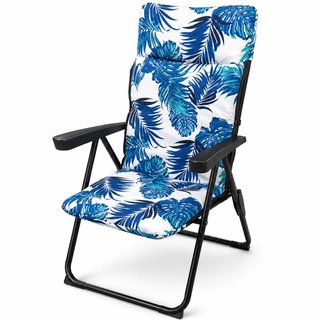 Sedia Sdraio Relax Cuscino Struttura Pieghevole Design