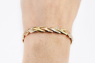 Pulsera Oro Combinado 18k Quickgold