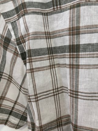 Camisa de cuadros manga corta EASY PEASY Talla M