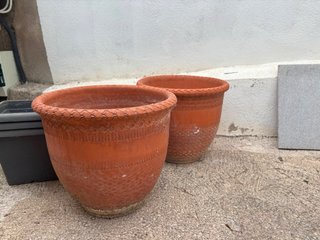 Conjunto Maceteros Terracota
