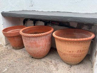 Conjunto Maceteros Terracota