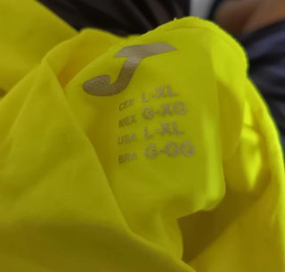 Camiseta Joma Amarilla Manga Larga