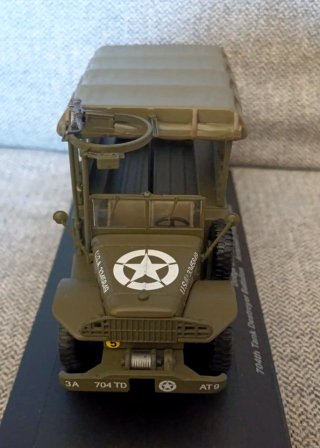 Die Cast Dodge WC63 704th Tank Destroyer 1944
