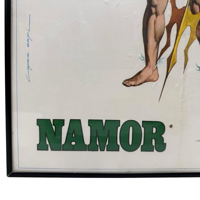 Póster de Namor Marvel de Rafael López Espí 1972