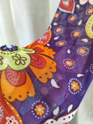 Blusa estampada talla única