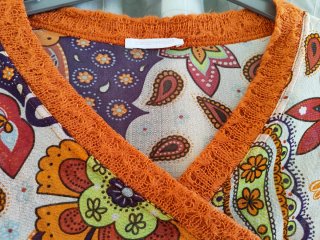 Blusa estampada talla única