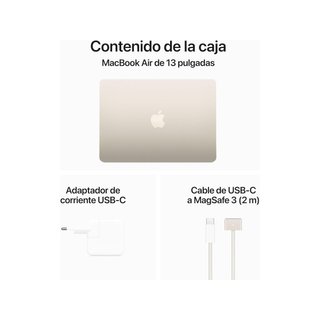 Apple MacBook Air 2024 512GB Blanco 13" Chip M3