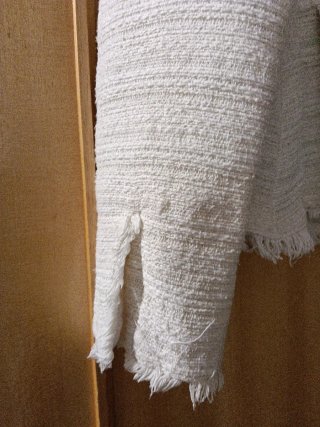 Chaqueta Tiffosi Beige/Blanca Talla S
