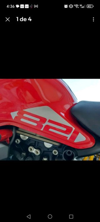 Pegatinas Ducati Monster 821 a medida