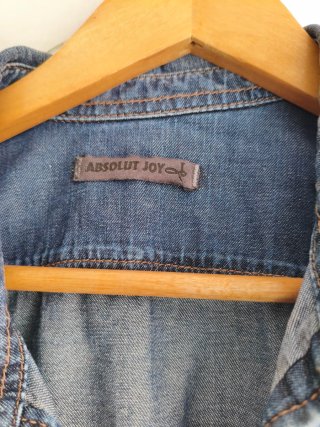 Camisa vaquera chaqueta bolsillos ABSOLUT JOY