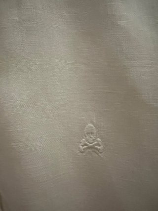 Camisa Lino Blanca SCALPERS Talla M