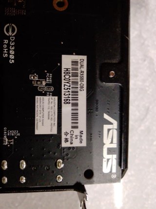 RX 580 8GB ASUS Tarjeta Gráfica
