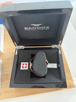 Reloj Sandoz Geneve Mujer Oro Blanco