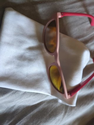 Gafas de sol Polaroid niña rosa y rojo