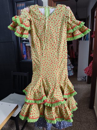 Vestido de flamenca con lunares