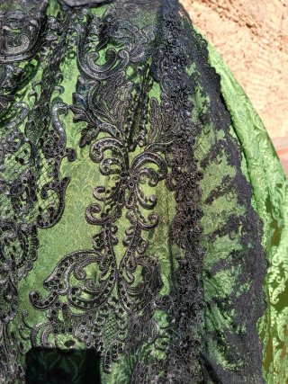 Falda Castellonera verde