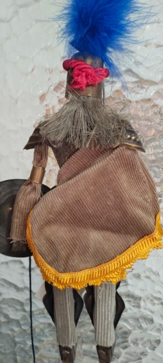 Marioneta Siciliana Guerrero Medieval