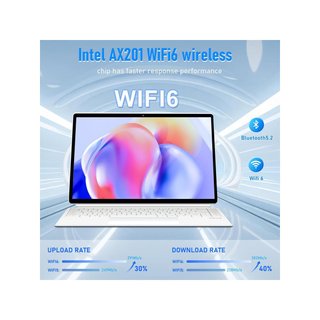 FUNYET 16GB Portátil 16 pulgadas SSD teclado
