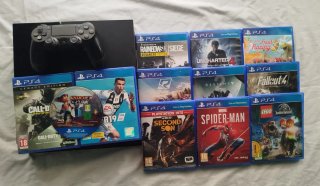 PS4 fat Mando + 12 juegos (Precio Negociable)