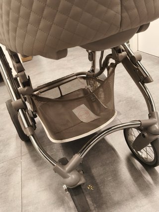 Carrito Bebé Bebecar Blanco y Marrón