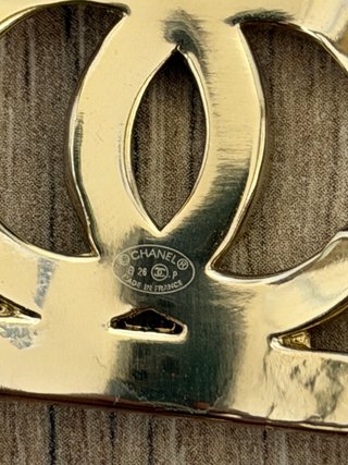 Pulsera Brazalete Chanel Dorado