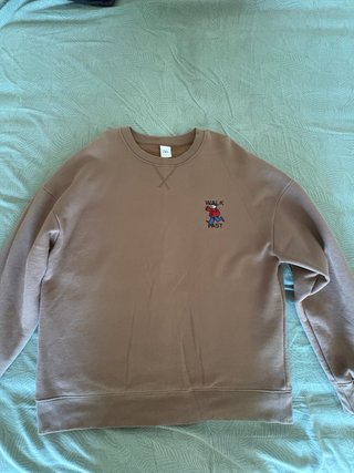 Sudadera Zara XL con estampado