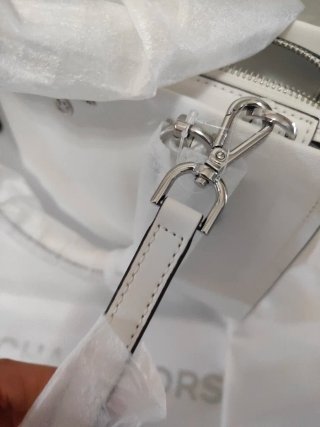 Borsa Michael Kors bianca in pelle