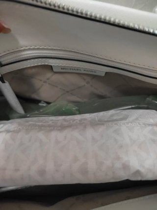 Borsa Michael Kors bianca in pelle