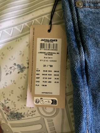 Vaqueros Jack & Jones Eddie Loose Fit 31/30